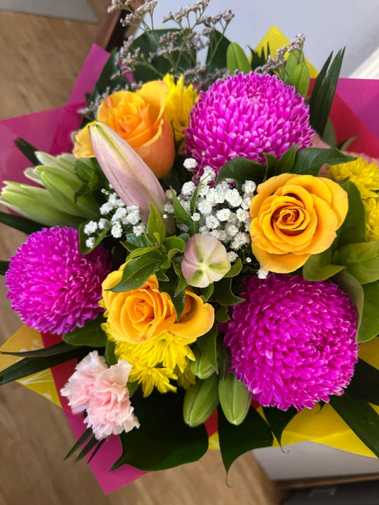 Flower Bouquet Bright Delight