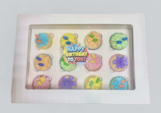 Happy Birthday Cupcake 12 Pack