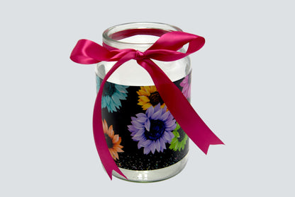 Flowers in a Glass Vase