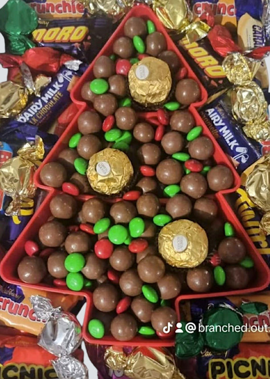 Xmas Tree Choc Tray
